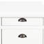 Bureau d'ordinateur en L avec 2 espaces de rangement et 3 tiroirs, blanc pour la maison, meubles fonctionnels, salon moderne, solution généreuse