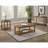 Castleton Distressed Brown Wood End Table with Shelf-807357499