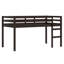 Lit mezzanine en bois avec échelle-1049872958