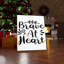 Brave At Heart - Wrapped Canvas Print