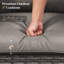 Ensemble de chaises de patio de luxe - Ensemble de 2 chaises de patio en osier toutes saisons et chaise berçante pivotante à dossier haut pour terrasse et osier gris près de la piscine-92686709-92686710