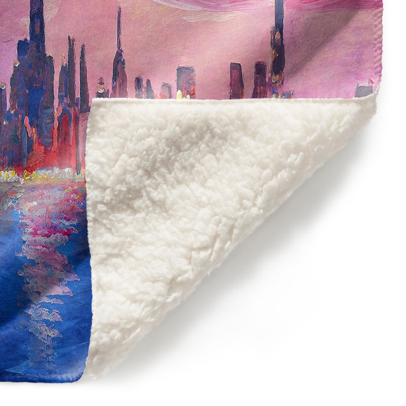  Couverture Starry Night Chicago, 51 po x 60 po