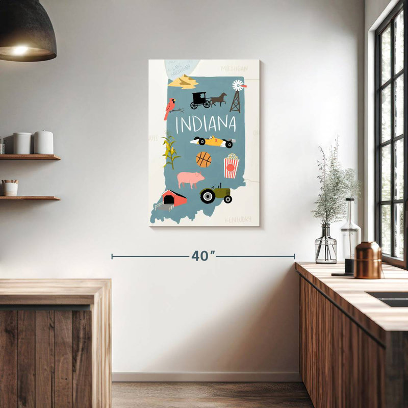 Aliaz Indiana Icons, 36" H x 24" W