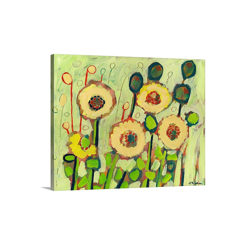 «Noleen Green Garden», reproduction d'art sur toile, H 16 po x l 20 po x P 1,25 po