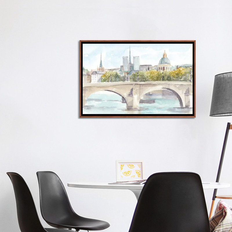 "Français Bridge Study I" par Ethan Harper, reproduction d’art, Pas de tapis, H 26 po x l 40 po x 1,5 po