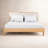 Bagwell Fairview Wood Frame Bed-1037853336