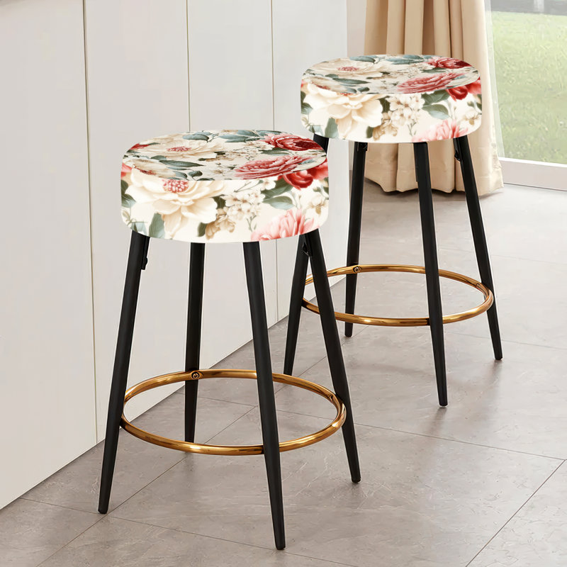 Ensemble de 2 tabourets de bar Vintage