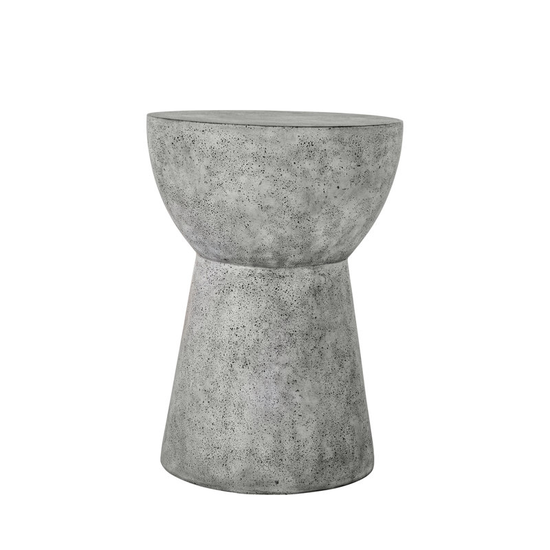 Table de bout ibis - gris pierre vieilli, Gris