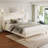 Romano Boucle Upholstered Platform Bed-2050248504