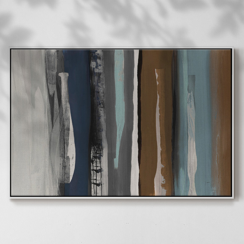 Luna Park V30, reproduction d'art sur toile, H 25 po x l 37 po x P 2 po, Blanc