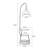 Iron Art Decorative Shelf Integrated Bedroom Standing Desk Lamp