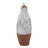 Ceramic Handmade White Decorative Vase with Terracotta Accents-450911903