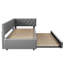 Upholstered Daybed with Trundle Bed-2132481477