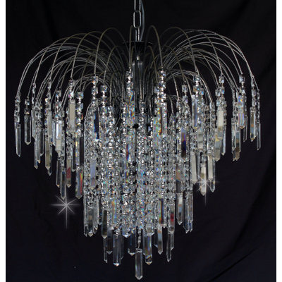 6 - Light Crystal Chandelier
