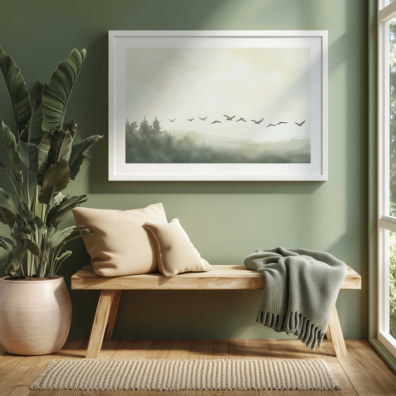 Skyward Silhouettes Print, Weathered Zinc Framed, 12.25" H x 15.25" W