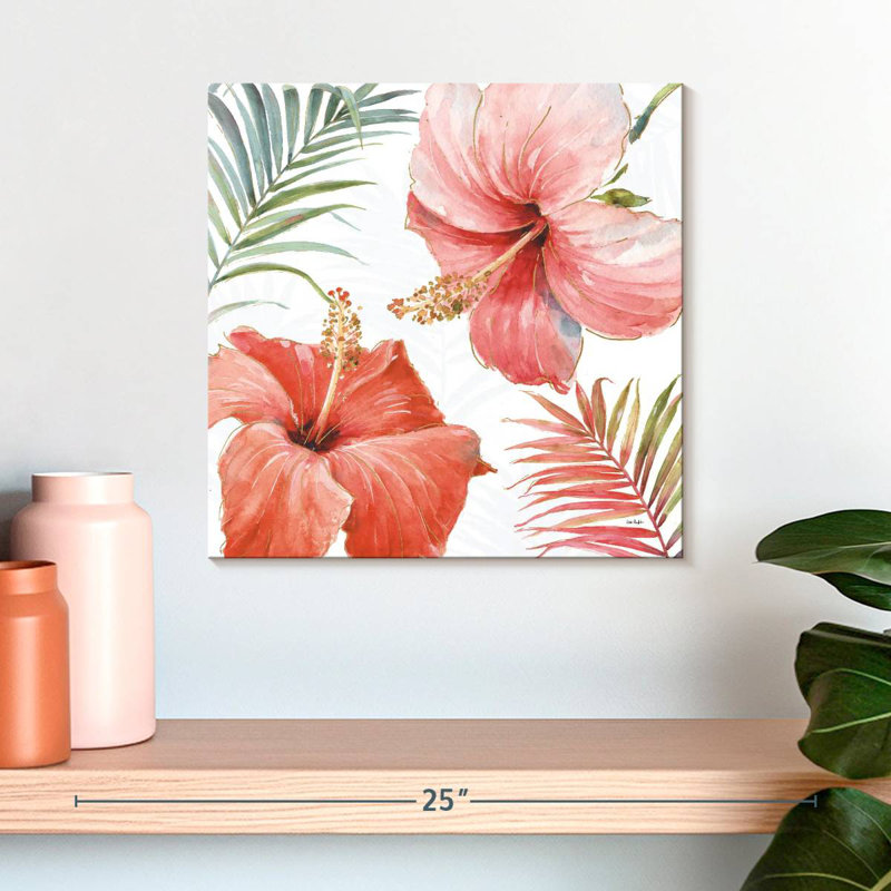 Harnek tropical rosé III, H 16 po x l 16 po