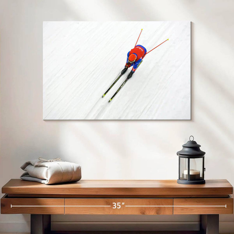 Sireci Biathlon Skier, 16" H x 24" W
