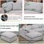 Wartow 6- Piece Upholstered Chenille Corner Sectional Sofa Couch-1209142796