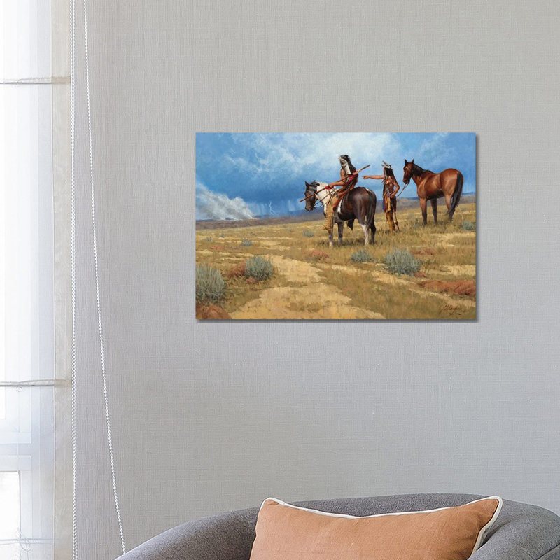 Renouvellement par Joe Velazquez - peinture sur toile tendue, H 18 po x l 26 po x P 1,5 po