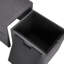 Estep 43cm Wide Square Ottoman with Storage