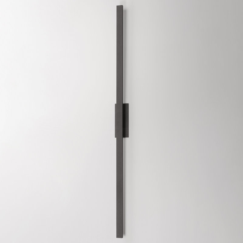 Chesnet-Outdoor Wall Mount, 96" H x 4.5" W x 2.75" D, Architectural Bronze