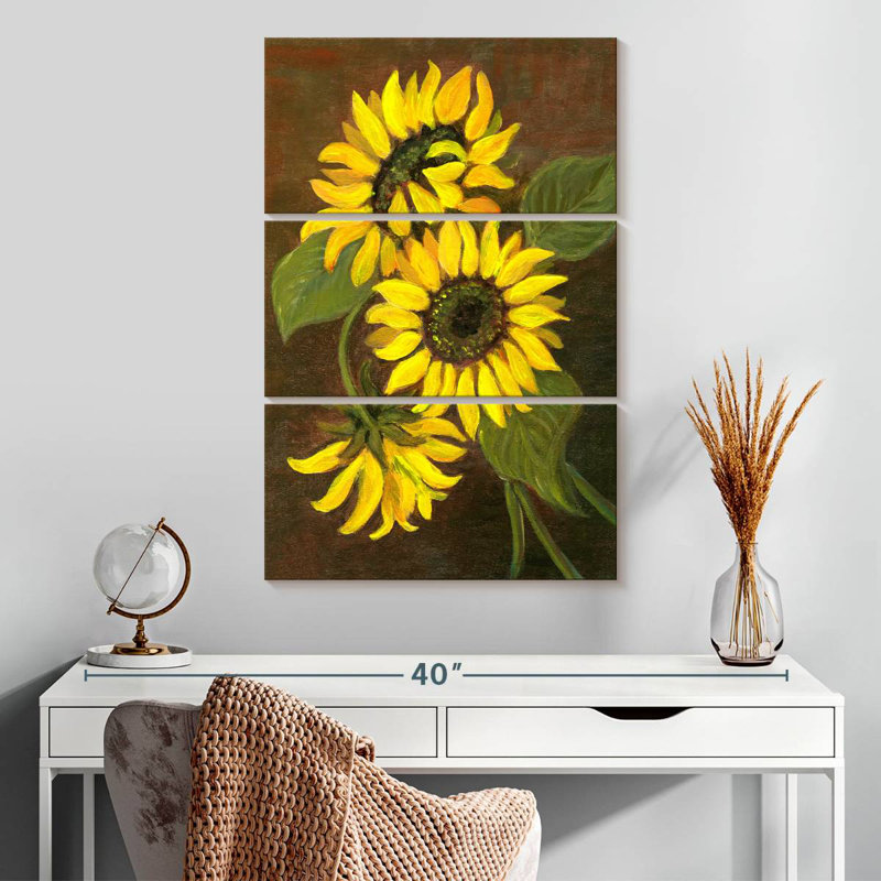 Harnek Rustic Sunflowers, 32" H x 20" W