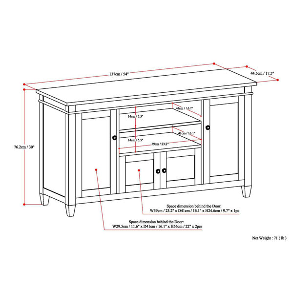 Dimensions du produit