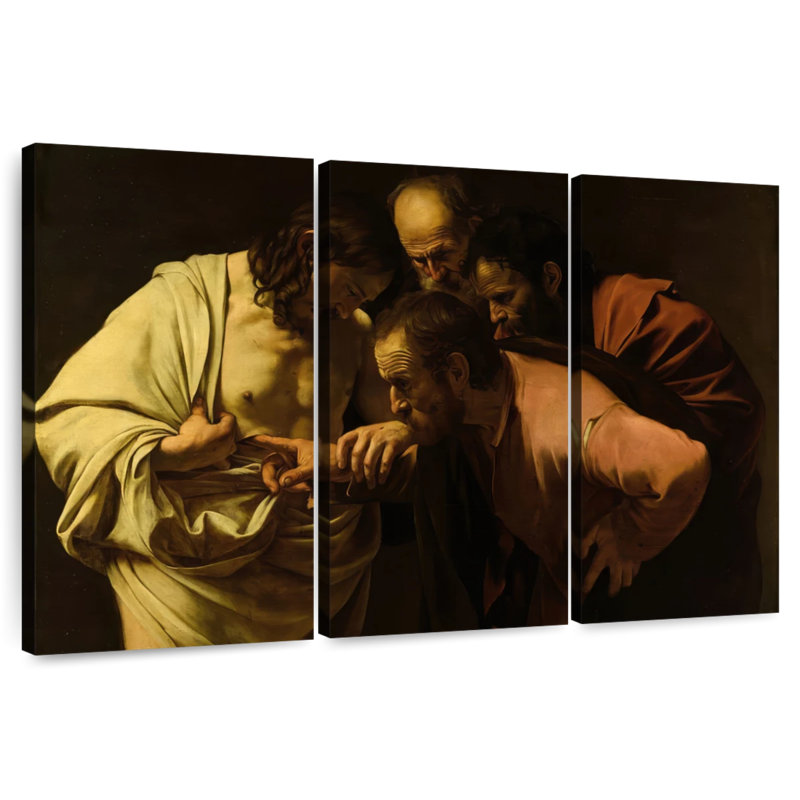 Leisha l'incrédulité de Saint-Thomas, H 24 po x l 38 po