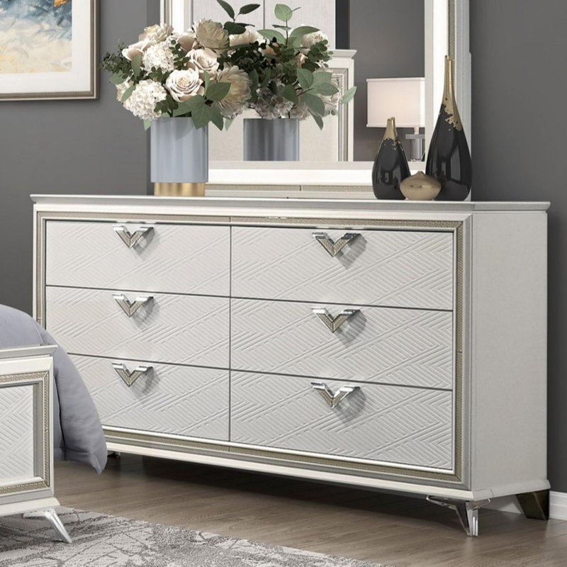 Commode moderne à 6 tiroirs