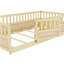 Lit de plancher en bois pour enfants, lattes de soutien-1287177595-1287177596