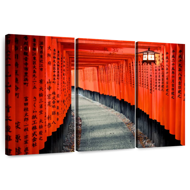 Sebbie Fushimi Inari Columns, 36" H x 57" W
