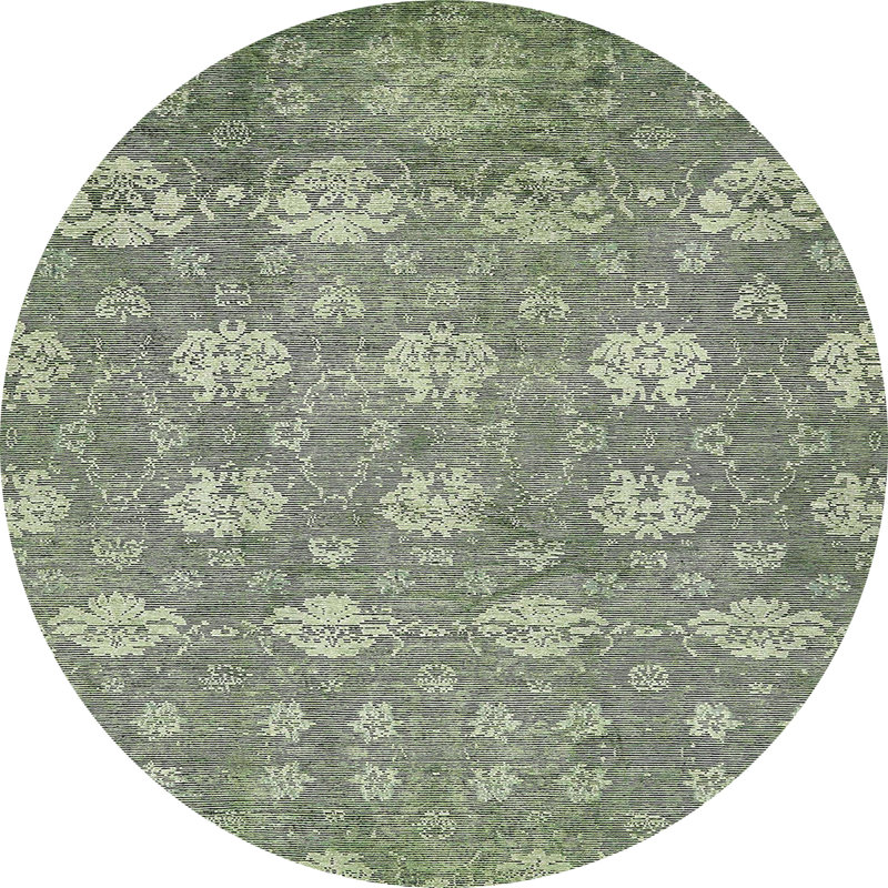 Abstract Indoor Rug, Round 3'
