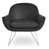 Black Faux Leather