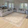 Monaco Series Abrstract Black/Gray/Ivory/Beige Area Rug
