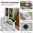 Aurora 65'' 3-in-1 Convertible Sofa Bed, Pull out Sleeper Sofa with 360° Swivel Side Table, USB, Cup Holder, Storage Armrest-657576274