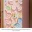 Armoire de rangement française à double porte en bois de pin rose romantique français