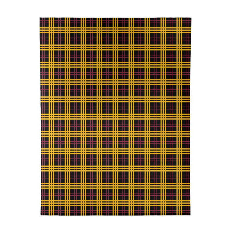 Plaid Indoor Rug, Rectangle 9' x 12'