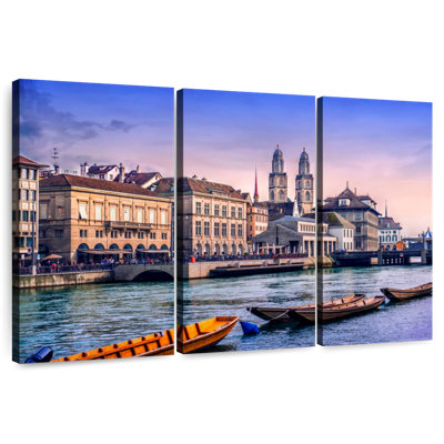 Sireci Zurich Along Limmat River