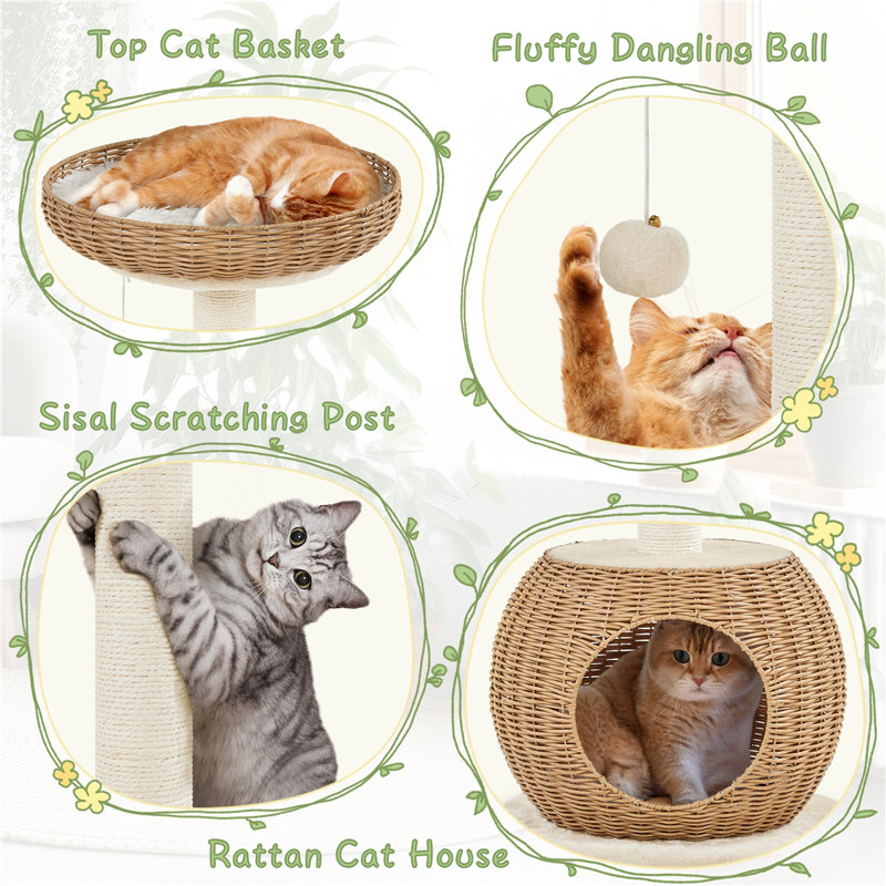 Emercyn 29.5'' H Cat Tree