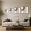 «Geo Abstract III Neutral Pink» par Becky Thorns - impression sur toile-1150856911-1150856949