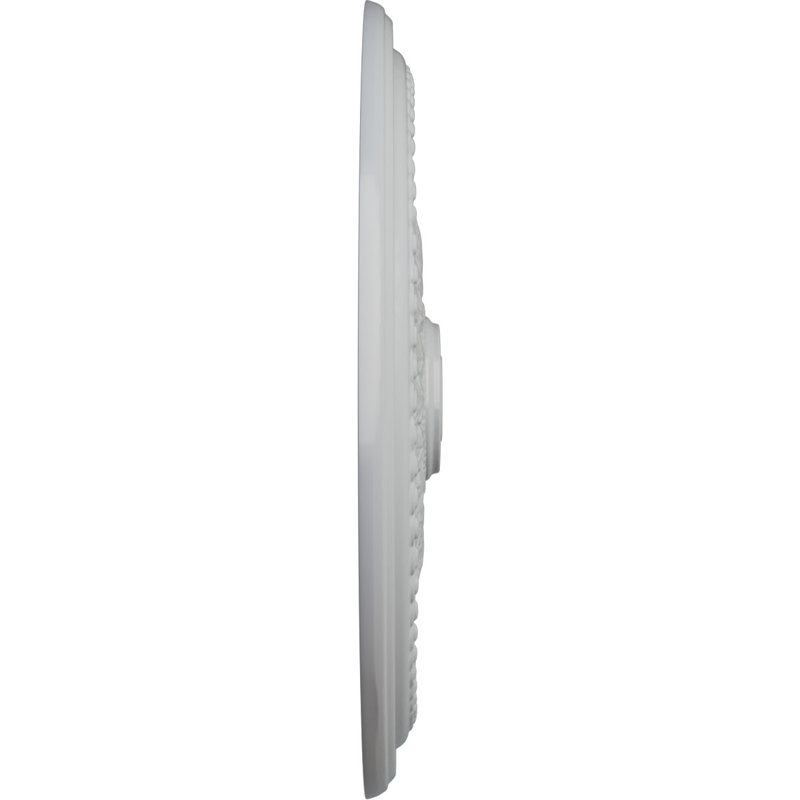 Médaillon de plafond de 27 po x 2 1/2 po Brunswick (convient aux auvents jusqu'à 4 1/2 po), Givré