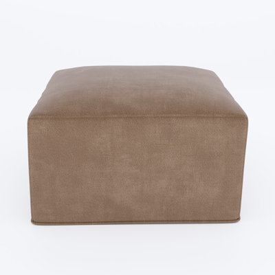 Repose-pieds en cuir Cupertino