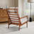 25.6" W Upholstered High Back Accent Armchair-9584549