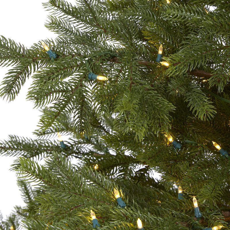 90' H Lighted Artificial Spruce Christmas Tree