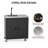 34.5 In. Heavy-Duty Freestanding Stainless Steel Utility Sink With Cabinet And Wheels