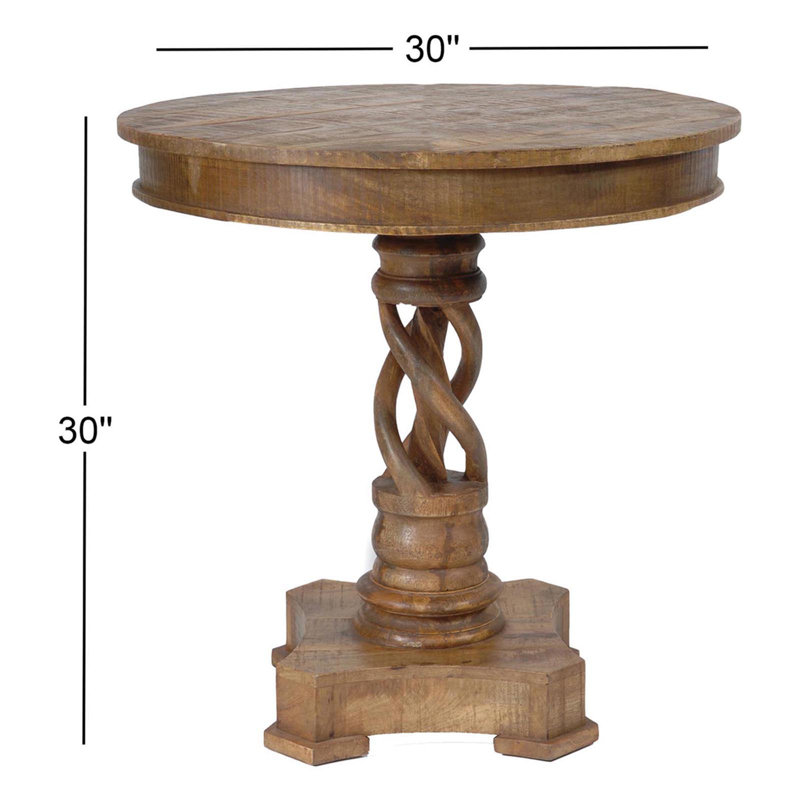 Sia Solid Wood End Table