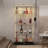 Tempered Glass Display Cabinet,Wine Cabinet, Storage Cabinet,File Cabinet,With Bluetooth LED Strip,Can Be Controlled By Remote Control Or Mobile APP,Swivel Casters,Can Be Placed Anywhere-114484498