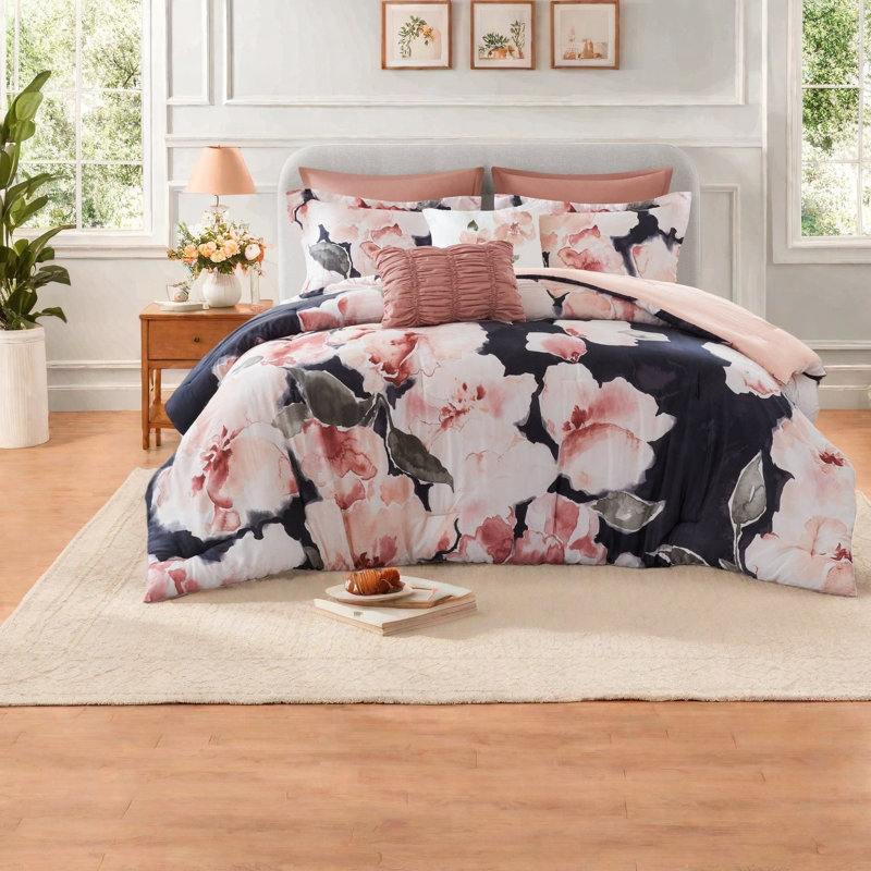 Ensemble de literie en coton luxueux, 7 pièces très grand californien, confort moderne pour la maison