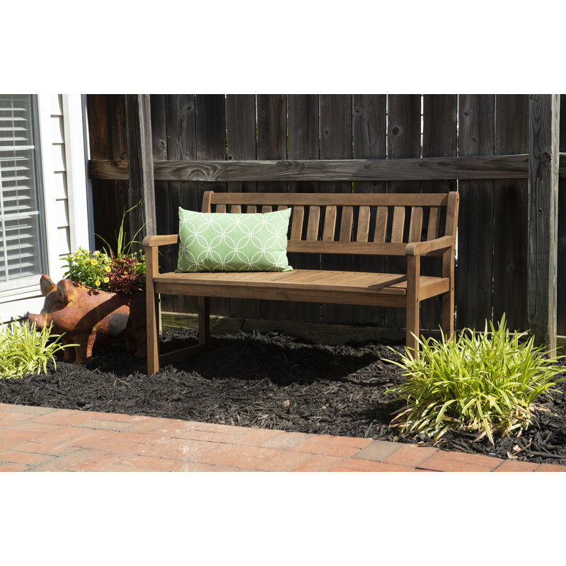 Banc de jardin en bois d'acacia Glyndon