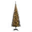 Sapin de Noël artificiel mince de 5 pi avec 160 lumières DEL chaudes et 294 pointes pour la décoration de Noël